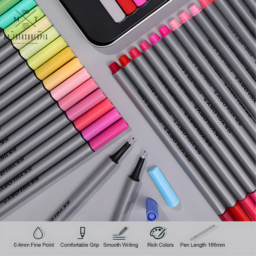 Fine Liner Marker Pen ( Set of 72 Pcs )