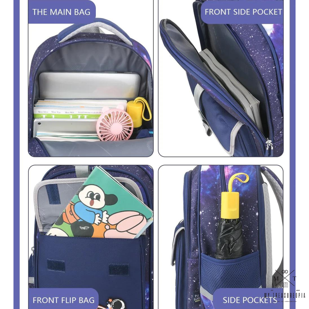 Starry Space School Bag