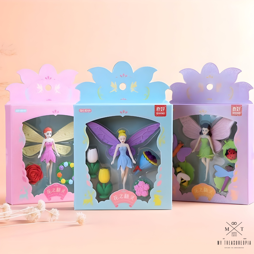 Fairy Eraser ( Pack Of 2 , 5 Pcs In Each Pack )