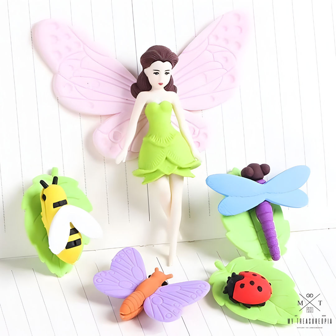 Fairy Eraser ( Pack Of 2 , 5 Pcs In Each Pack )