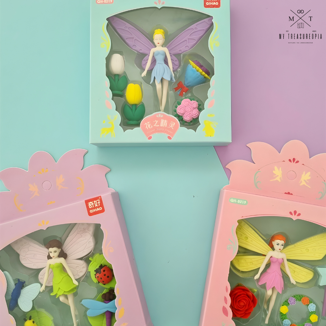 Fairy Eraser ( Pack Of 2 , 5 Pcs In Each Pack )