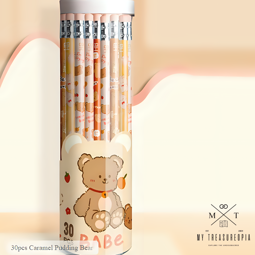 HB Barrel Pencils ( Box Contains 30 Pcs Themed Pencils )