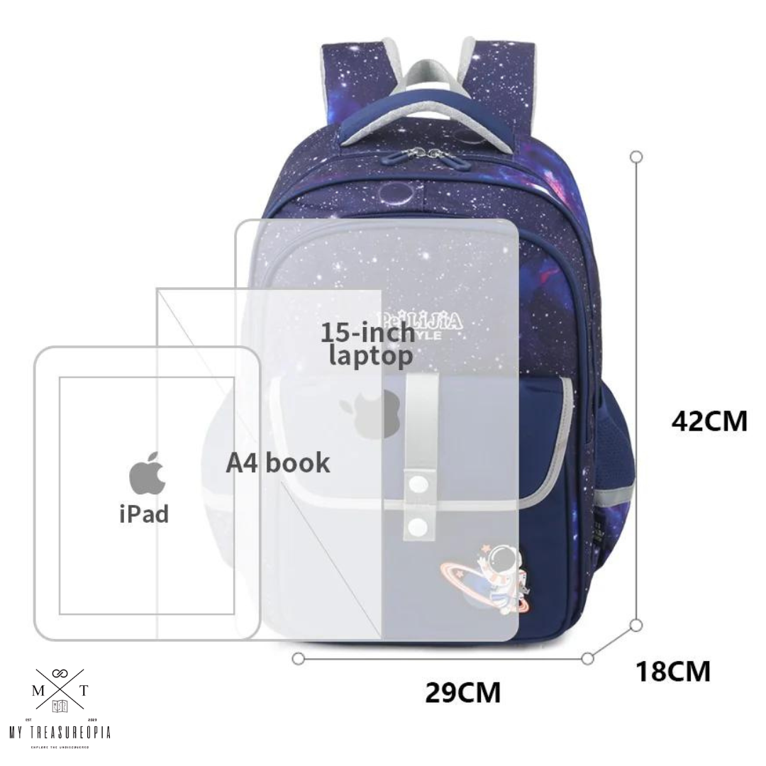 Starry Space School Bag