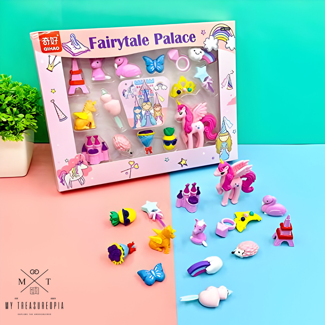 Fairytale Palace Eraser Set ( Pack Of 17 Erasers )