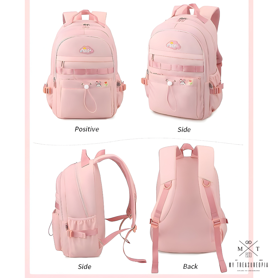 Pastel String School Bag