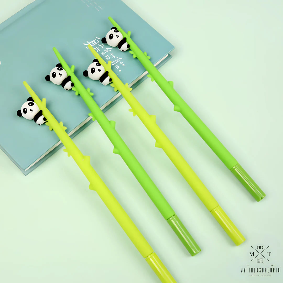 Panda Diary Set ( Squishy Diary & 1 My Panda Gel Pen Set [ Pack Of 6 Pcs ] )