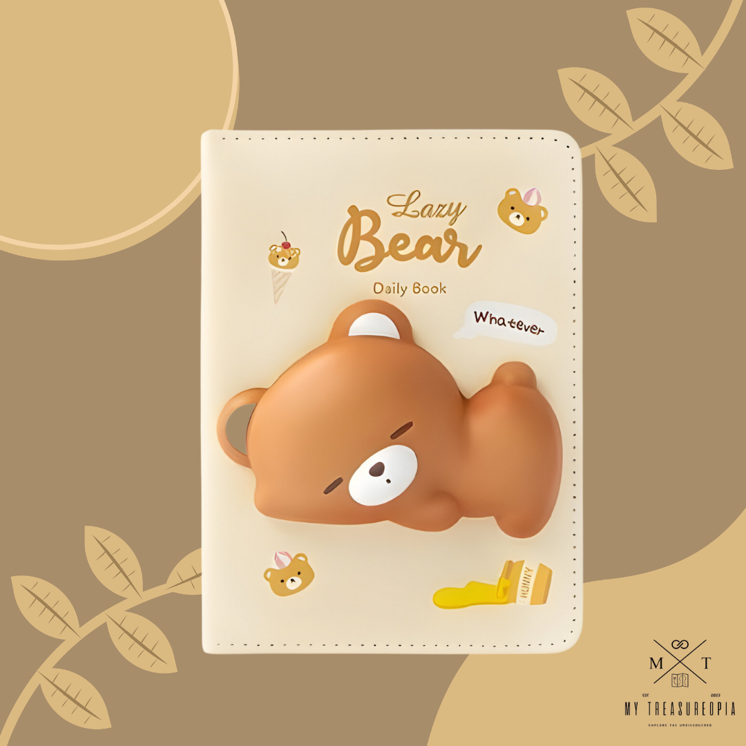 Bear Diary With Squishy Toy