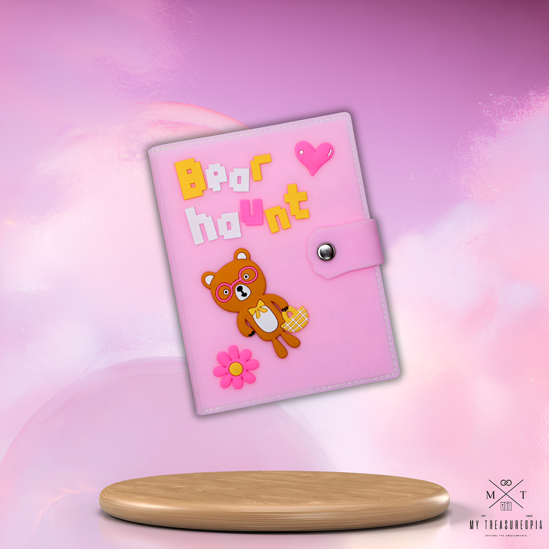 Bear Haunt Diary With Buckle