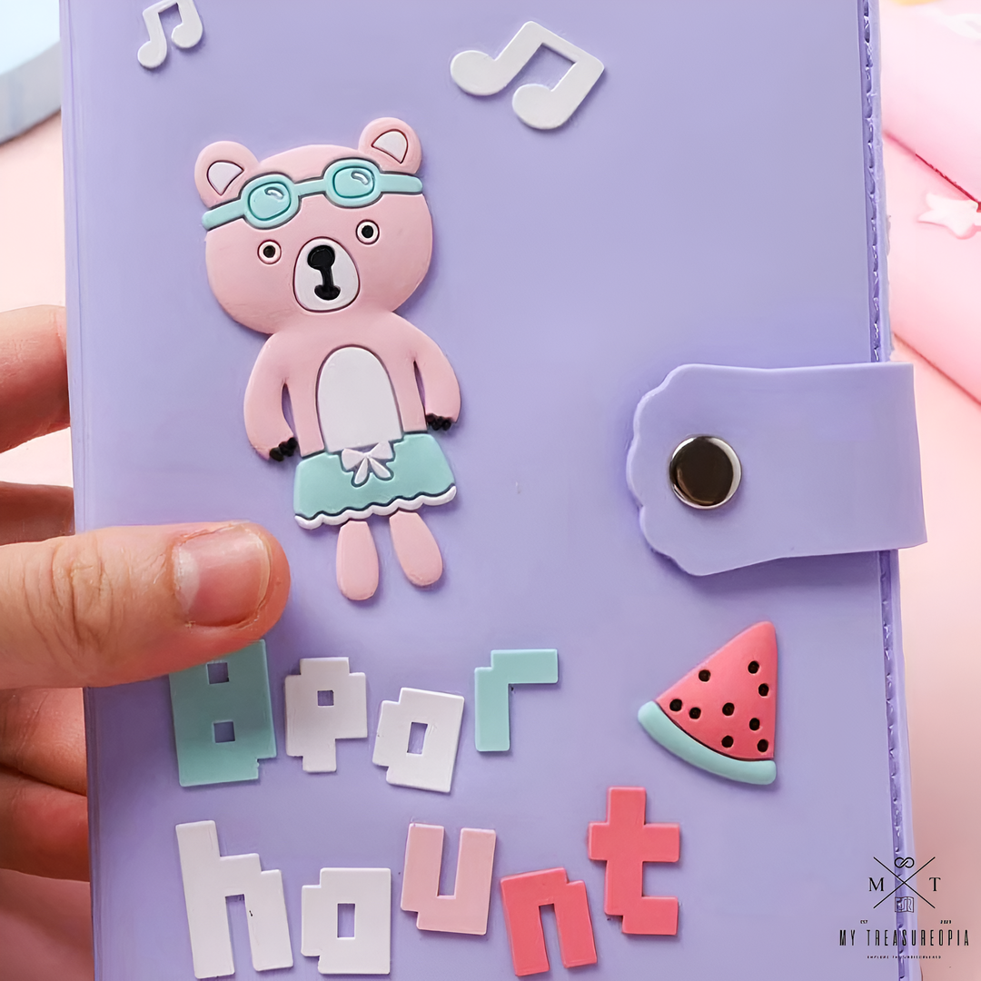 Bear Haunt Diary With Buckle