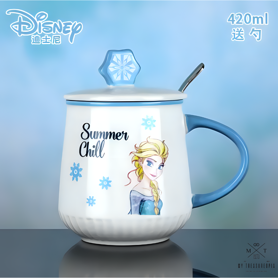 Frozen Ceramic Mug With Lid (1 Piece)