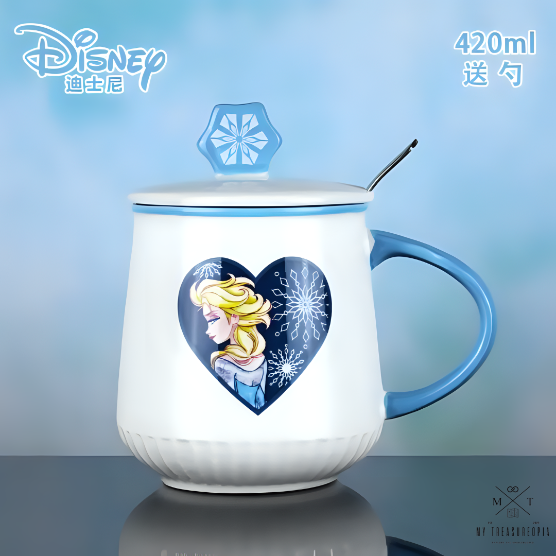 Frozen Ceramic Mug With Lid (1 Piece)