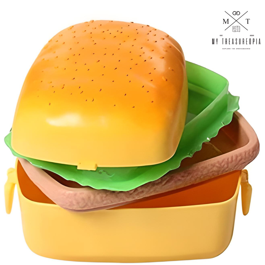 Burger Shape Square Lunch Box