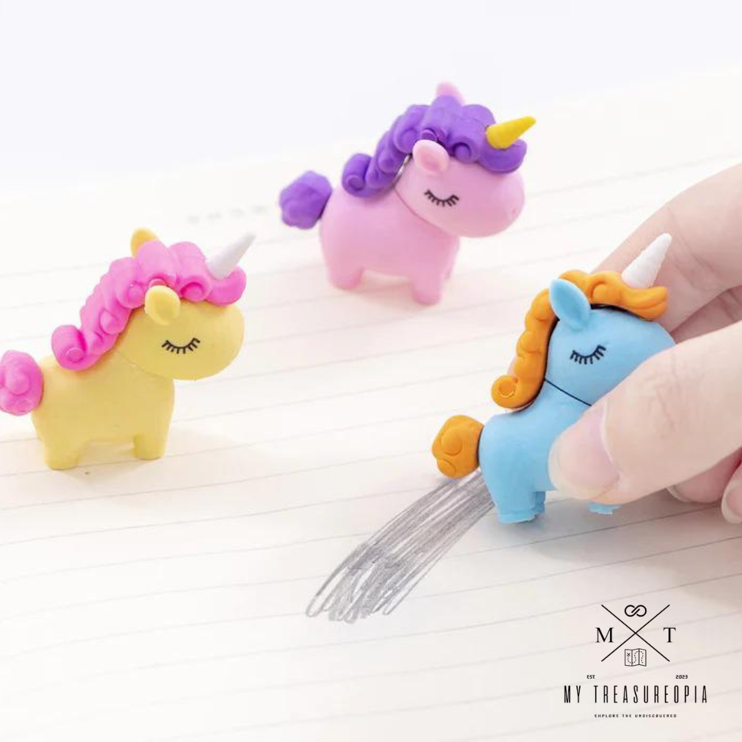 Unicorn Eraser ( Pack Of 4 )