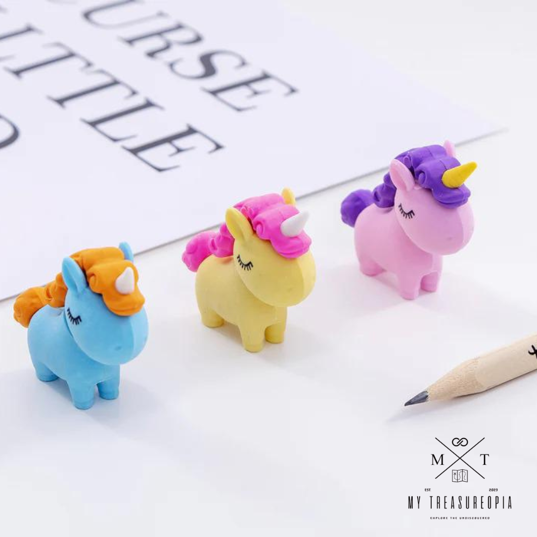 Unicorn Eraser ( Pack Of 4 )