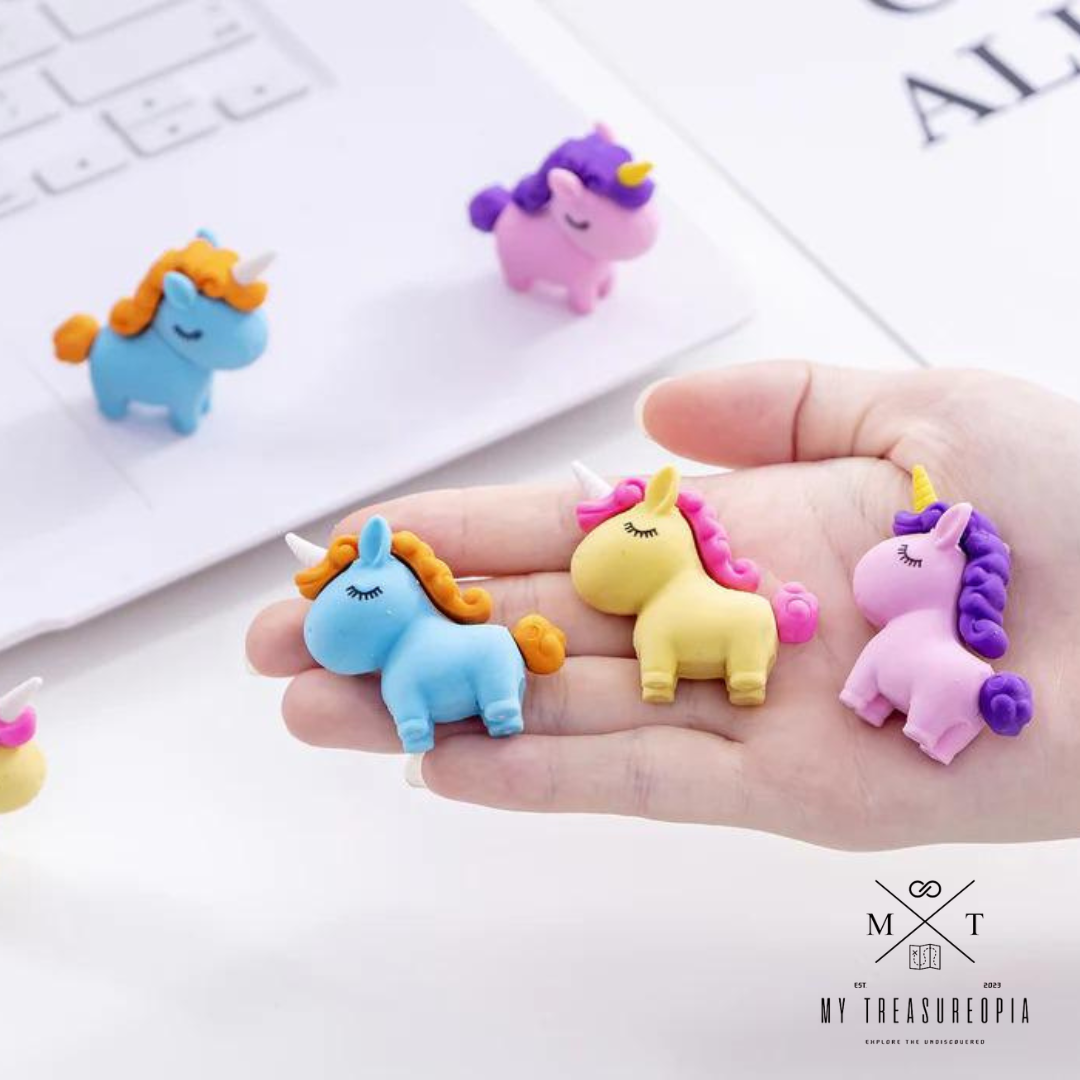 Unicorn Eraser ( Pack Of 4 )