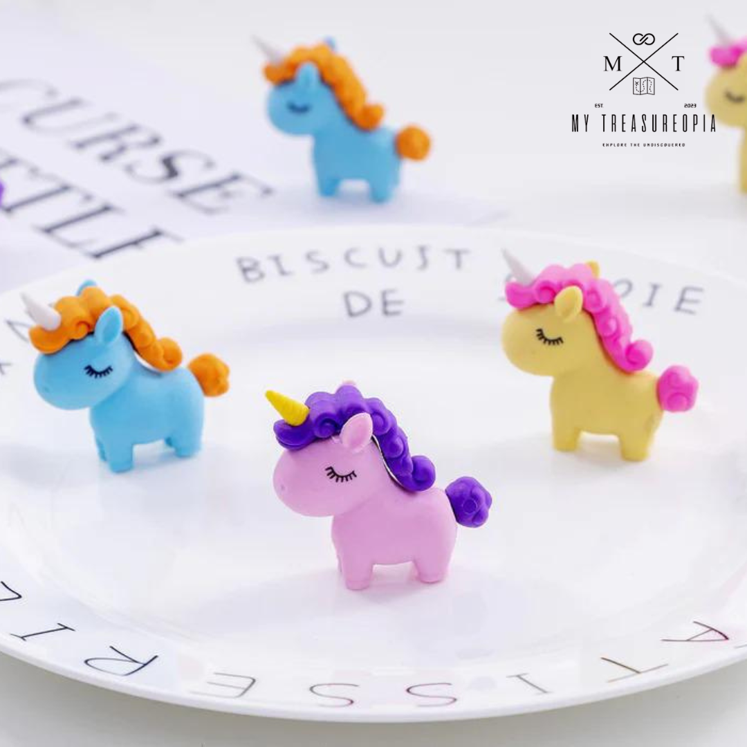 Unicorn Eraser ( Pack Of 4 )